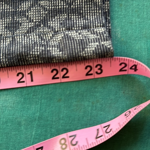 ANTHROPOLOGIE Cartonnier Charlie Trouser Women’s Side Zip Blue W/Gray Pattern 12 - Picture 9 of 9